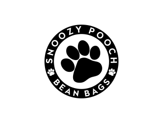 Snoozy Pooch Bean Bags logo design by RIANW