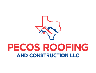 Pecos Roofing & Construction LLC logo design by cikiyunn