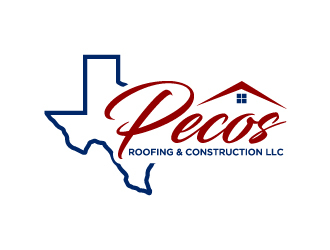 Pecos Roofing & Construction LLC logo design by labo