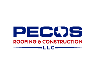 Pecos Roofing & Construction LLC logo design by axel182