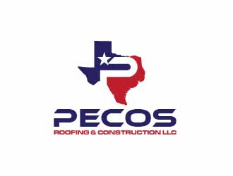 Pecos Roofing & Construction LLC logo design by usef44
