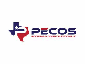 Pecos Roofing & Construction LLC logo design by usef44