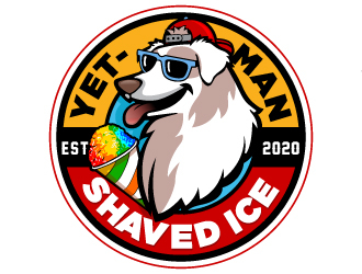 YETI-MAN SHAVED ICE logo design by SDLOGO