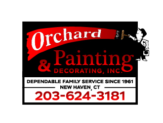 Orchard Painting and Decorating, Inc. logo design by Marianne