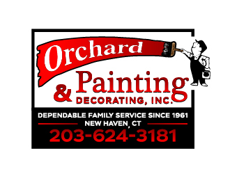 Orchard Painting and Decorating, Inc. logo design by Marianne