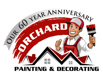 Orchard Painting and Decorating, Inc. logo design by coco