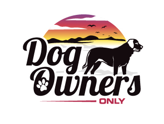 Dog Owners Only logo design by LucidSketch