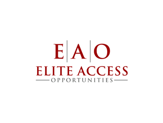“Elite Access Opportunities” (“EAO”) logo design by alby