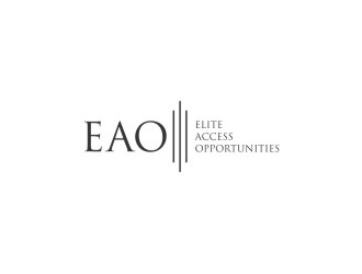 “Elite Access Opportunities” (“EAO”) logo design by nurul_rizkon