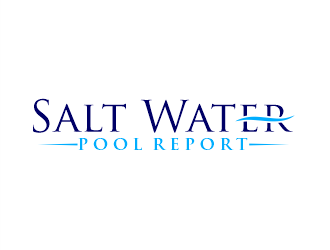 Salt Water Pool Report logo design by Gwerth