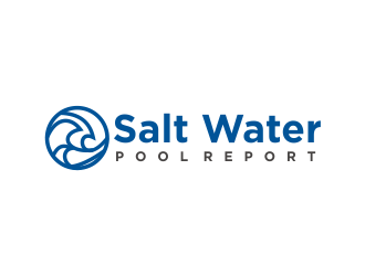 Salt Water Pool Report logo design by Greenlight