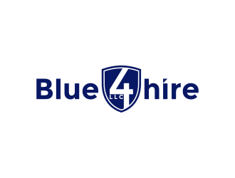 Blue4hire, LLC logo design by goblin
