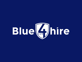 Blue4hire, LLC logo design by goblin