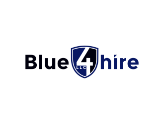 Blue4hire, LLC logo design by goblin