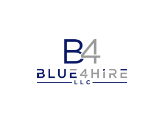 Blue4hire, LLC logo design by Artomoro
