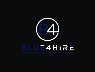 Blue4hire, LLC logo design by Artomoro