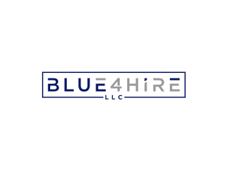 Blue4hire, LLC logo design by Artomoro