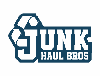 Junk Haul Bros logo design by Zeratu