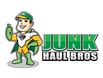 Junk Haul Bros logo design by Sandip
