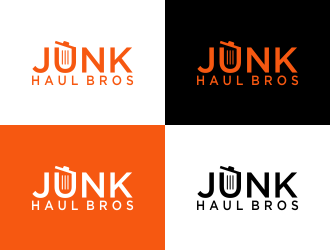 Junk Haul Bros logo design by bebekkwek