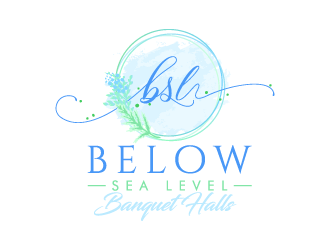 BELOW SEA LEVEL - Banquet Halls logo design by pencilhand