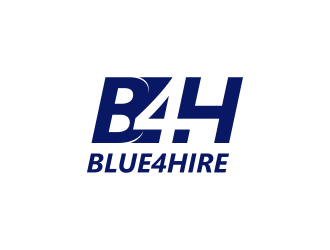 Blue4hire, LLC logo design by FloVal