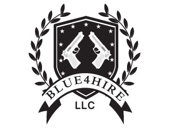 Blue4hire, LLC logo design by Suvendu