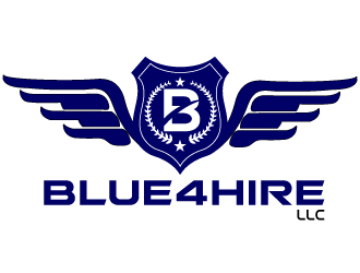 Blue4hire, LLC logo design by Suvendu