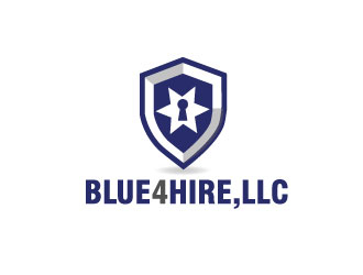Blue4hire, LLC logo design by Webphixo