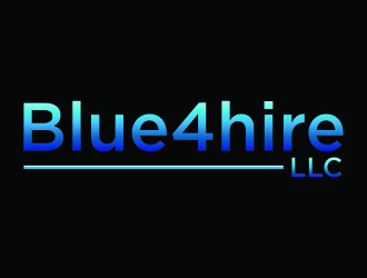 Blue4hire, LLC logo design by mukleyRx