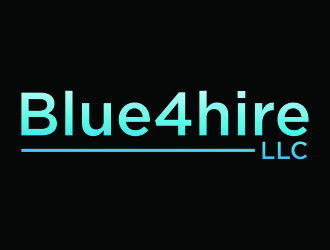 Blue4hire, LLC logo design by mukleyRx