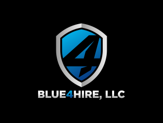 Blue4hire, LLC logo design by ekitessar