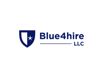 Blue4hire, LLC logo design by Galfine