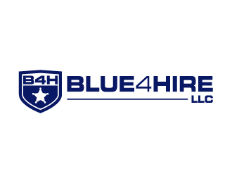 Blue4hire, LLC logo design by jaize