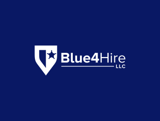 Blue4hire, LLC logo design by ubai popi