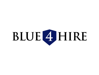 Blue4hire, LLC logo design by pionsign