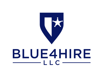 Blue4hire, LLC logo design by puthreeone