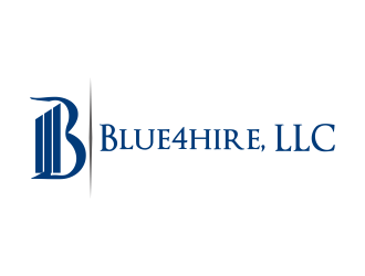 Blue4hire, LLC logo design by Greenlight