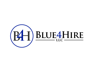 Blue4hire, LLC logo design by pionsign