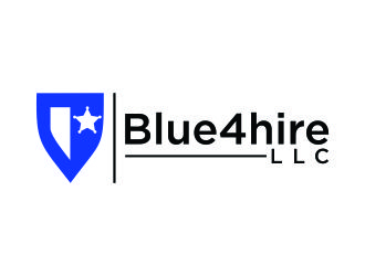 Blue4hire, LLC logo design by mukleyRx
