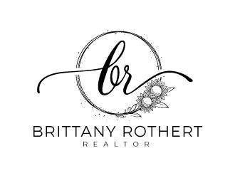 Brittany Rothert logo design by sanworks