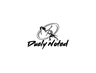 Duely Noted  logo design by oke2angconcept