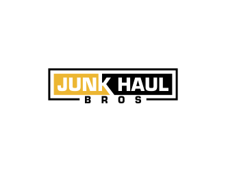 Junk Haul Bros logo design by oke2angconcept
