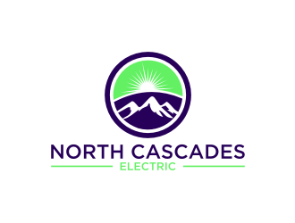 North Cascades Electric logo design by rief