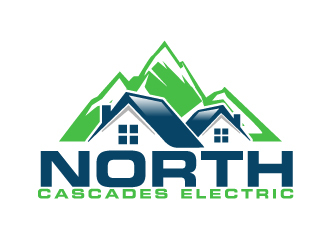 North Cascades Electric logo design by AamirKhan