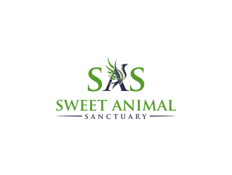 Sweet Animal Sanctuary (SAS) logo design by oke2angconcept