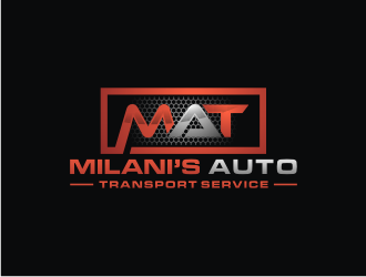 Milanis Auto transport service logo design by Artomoro