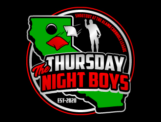 THE THURSDAY NIGHT BOYS logo design by dasigns