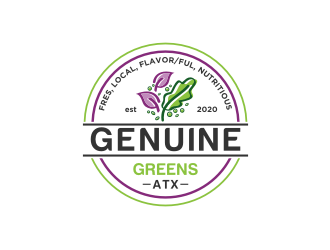 Genuine Greens ATX logo design by hopee