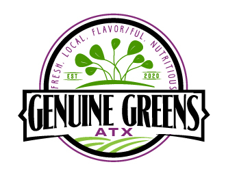 Genuine Greens ATX logo design by AamirKhan